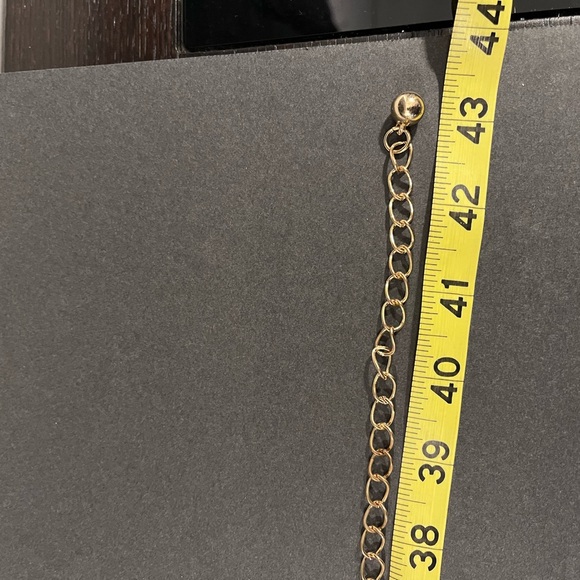 Elegant Gold Diamond Tassel Belt - Picture 3 of 3